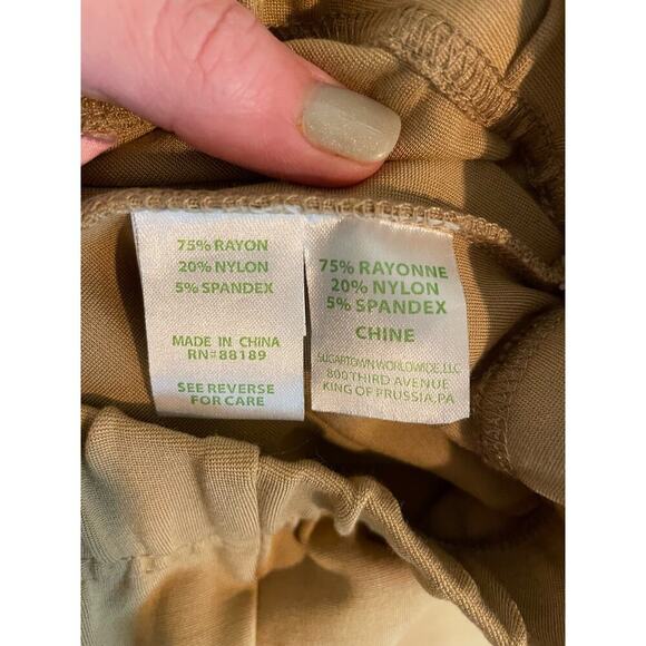 Lilly Pulitzer NWT Toasted Coconut Pull-On Travrl Pants XS - Picture 4 of 6